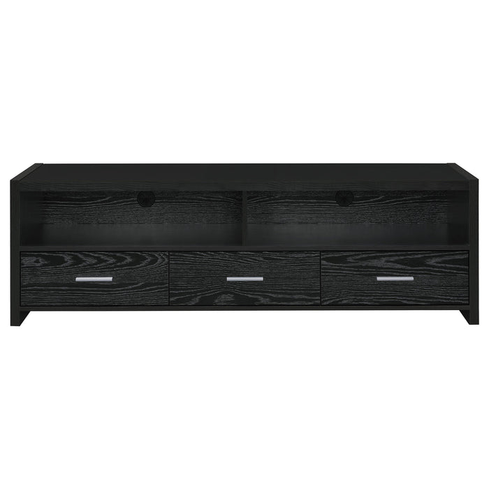 Coaster Alton 62" 3-drawer TV Console Black Oak Default Title