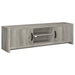 Coaster Burke 2-door TV Console Grey Driftwood Default Title