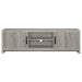 Coaster Burke 2-door TV Console Grey Driftwood Default Title