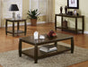 Coaster Dixon Rectangular Sofa Table with Lower Shelf Espresso Default Title