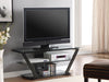 Coaster Donlyn 2-tier TV Console Black Default Title