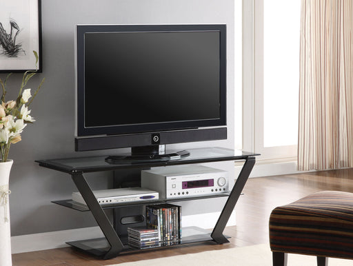 Coaster Donlyn 2-tier TV Console Black Default Title