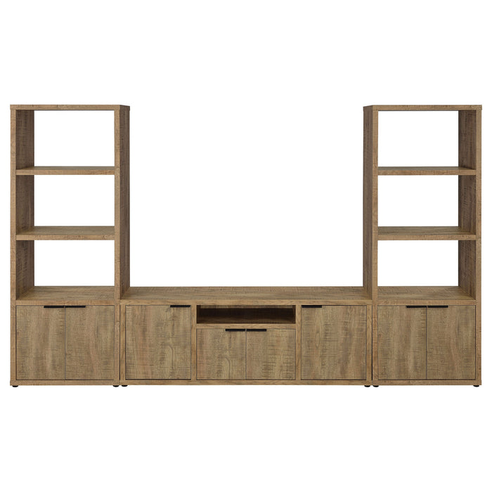 Coaster Tabby 4-door Engineered Wood 60" TV Stand Mango Default Title