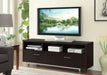 Coaster Casey 2-drawer Rectangular TV Console Cappuccino Default Title