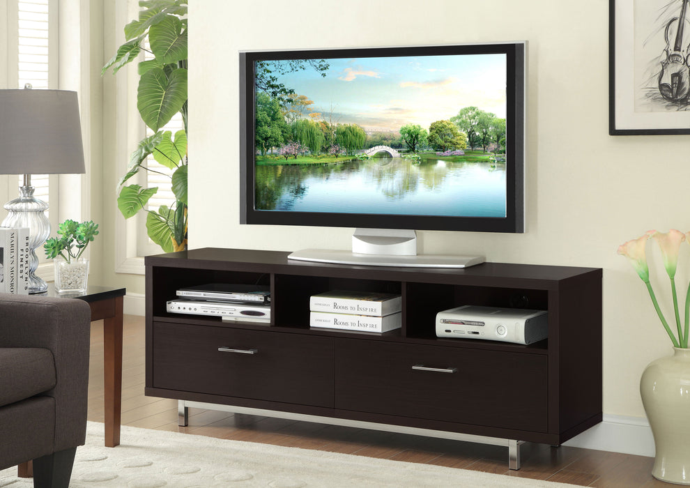 Coaster Casey 2-drawer Rectangular TV Console Cappuccino Default Title