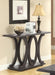 Coaster Shelly C-shaped Base Sofa Table Cappuccino Default Title