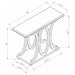 Coaster Shelly C-shaped Base Sofa Table Cappuccino Default Title