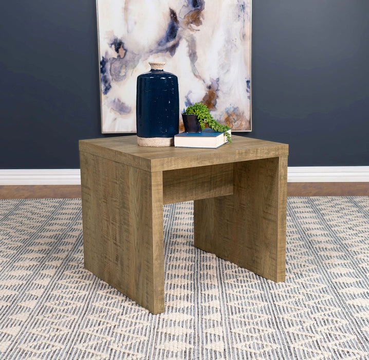 Coaster Lynette Square Engineered Wood End Table Mango Default Title