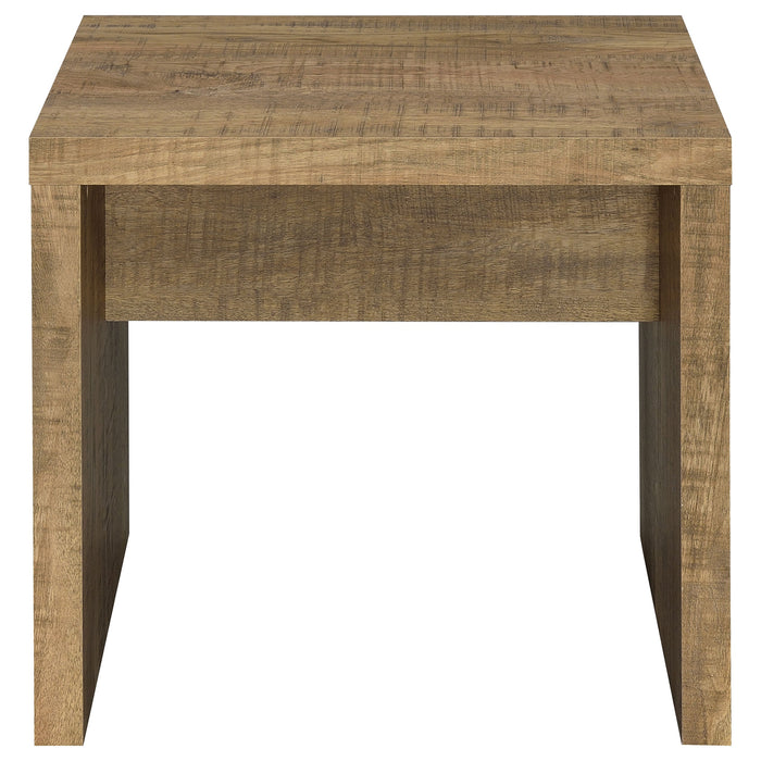 Coaster Lynette Square Engineered Wood End Table Mango Default Title