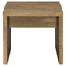 Coaster Lynette Square Engineered Wood End Table Mango Default Title