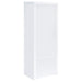 Coaster Jude 3-shelf Media Tower With Storage Cabinet White High Gloss Default Title