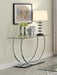 Coaster Danville U-shaped Sofa Table Chrome