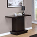 Coaster Reston Pedestal Sofa Table Cappuccino Default Title