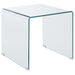 Coaster Ripley Square End Table Clear Default Title