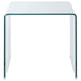 Coaster Ripley Square End Table Clear Default Title