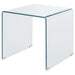 Coaster Ripley Square End Table Clear Default Title