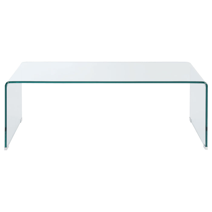 Coaster Ripley Rectangular Coffee Table Clear Default Title