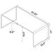 Coaster Ripley Rectangular Coffee Table Clear Default Title