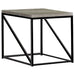 Coaster Birdie Square End Table Sonoma Grey Default Title