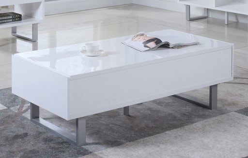 Coaster Atchison 2-drawer Coffee Table High Glossy White Default Title