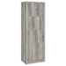 Coaster Burke 3-shelf Media Tower With Storage Cabinet Grey Driftwood Default Title