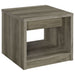 Coaster Felix 1-drawer Square Engineered Wood End Table Grey Driftwood Default Title