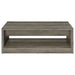 Coaster Felix 2-drawer Rectangular Engineered Wood Coffee Table Grey Driftwood Default Title