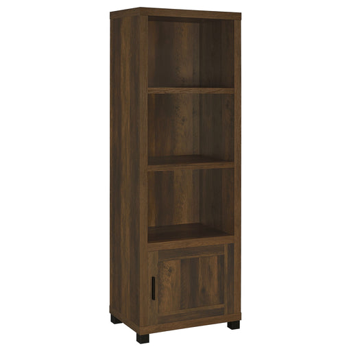 Coaster Sachin 3-shelf Media Tower With Storage Cabinet Dark Pine Default Title