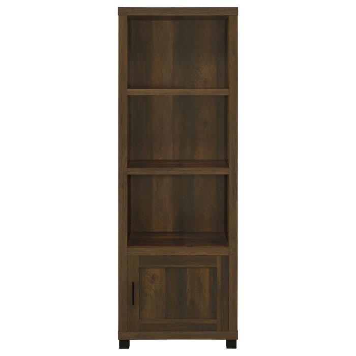 Coaster Sachin 3-shelf Media Tower With Storage Cabinet Dark Pine Default Title