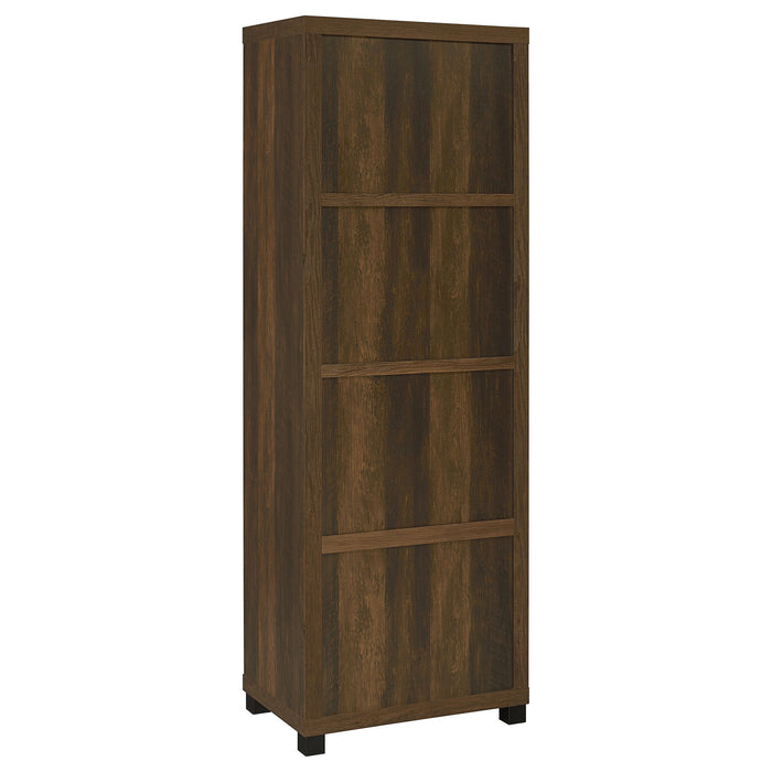 Coaster Sachin 3-shelf Media Tower With Storage Cabinet Dark Pine Default Title