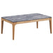 Coaster Polaris Rectangular Coffee Table with Marble-like Top Teramo and Light Oak Default Title