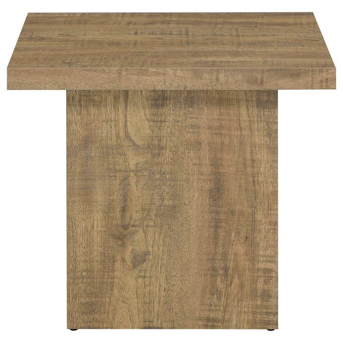 Coaster Devar Square Engineered Wood End Table Mango Default Title