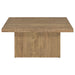 Coaster Devar Square Engineered Wood Coffee Table Mango Default Title