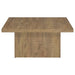 Coaster Devar Square Engineered Wood Coffee Table Mango Default Title