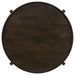 Coaster Cota Round Solid Wood Coffee Table Dark Brown Default Title