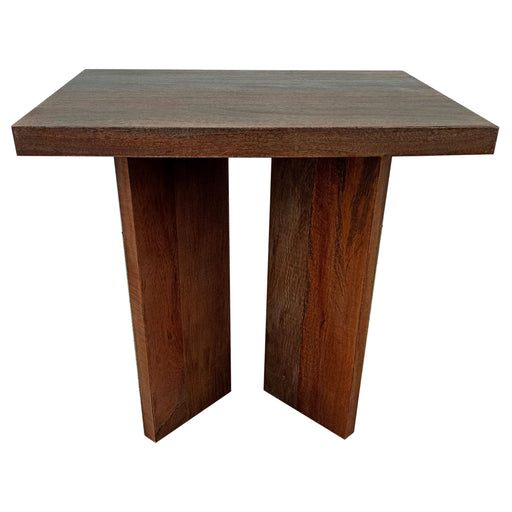 Coaster Andando Rectangular Solid Wood End Table Mango Brown Default Title