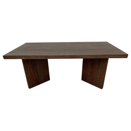 Coaster Andando Rectangular Solid Wood Coffee Table Mango Brown Default Title