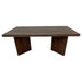 Coaster Andando Rectangular Solid Wood Coffee Table Mango Brown Default Title