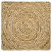 Coaster Artina Woven Rattan Round Coffee Table Natural Brown Default Title