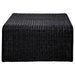 Coaster Cahya Woven Rattan Sqaure Coffee Table Black Default Title