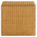 Coaster Juanita Square Rattan End Table Natural Default Title