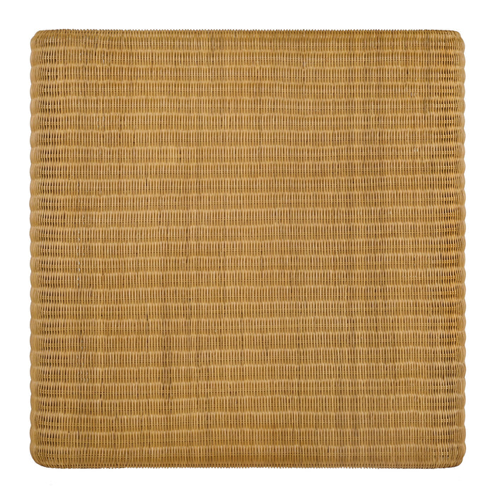 Coaster Juanita Square Rattan Coffee Table Natural