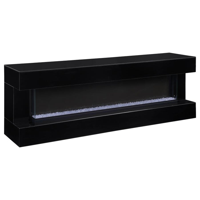 Vallerie 71" TV Stand with Visual Flame Box