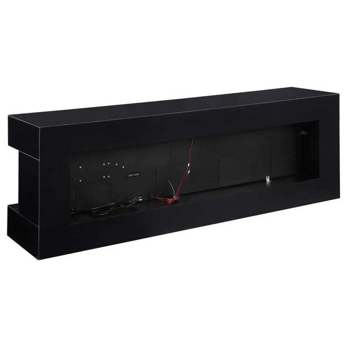 Vallerie 71" TV Stand with Visual Flame Box