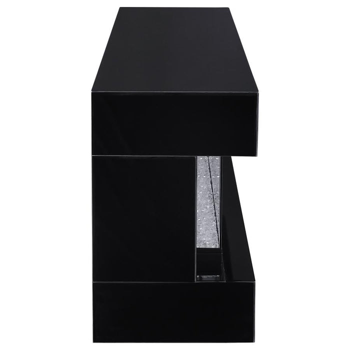 Vallerie 71" TV Stand with Visual Flame Box