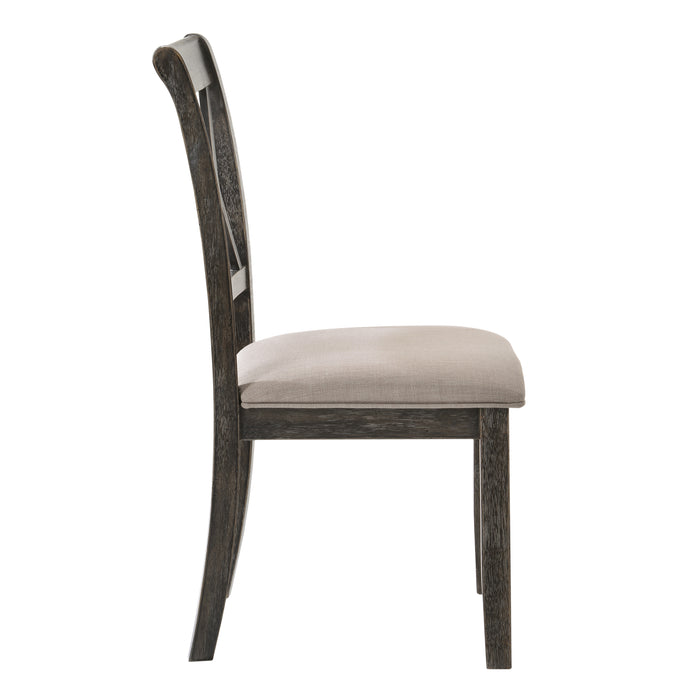 Claudia II 40"H Upholstered Side Chair (Set-2)