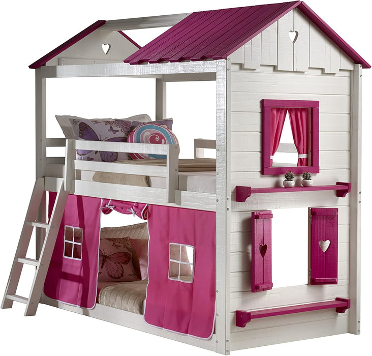 Twin/ Twin House Bunkbed