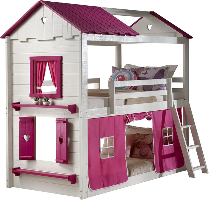 Twin/ Twin House Bunkbed