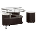 Coaster Buckley 3-piece Coffee Table and Stools Set Cappuccino Default Title