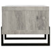 Coaster Dinard Coffee Table with Shelf Grey Driftwood Default Title